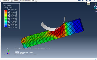 آموزش شبیه سازی فرایند نورد یک شمش فولادی در abaqus